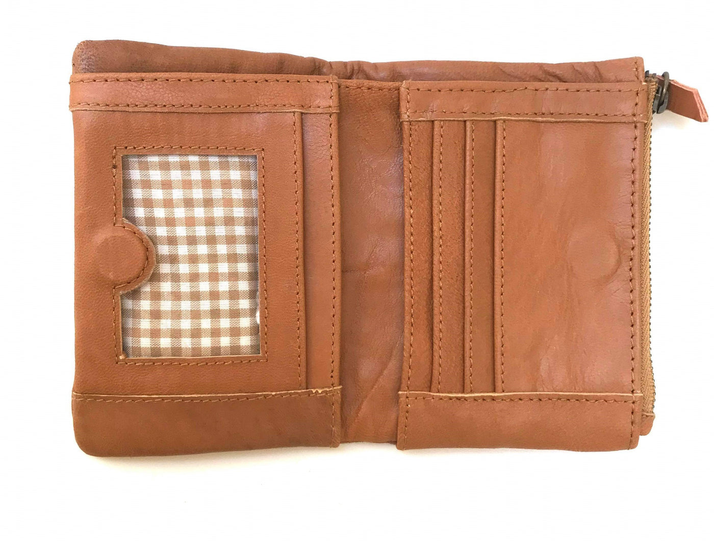 Tan Leather Walter Unisex Wallet