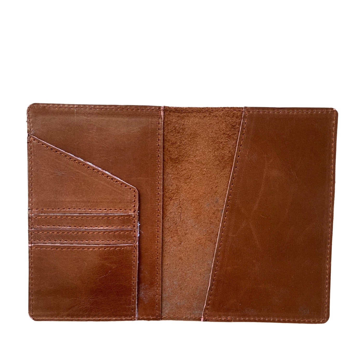 Mahogany Leather Passport Wallet