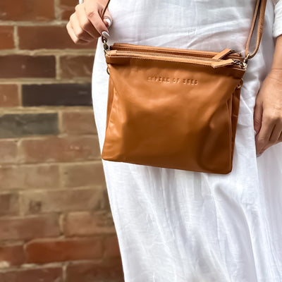 Tan Leather Beverley Handbag