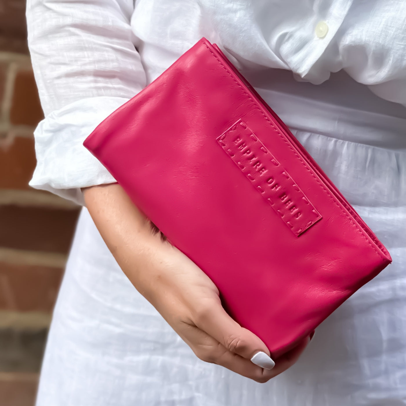 Pink Leather Maggie Wallet