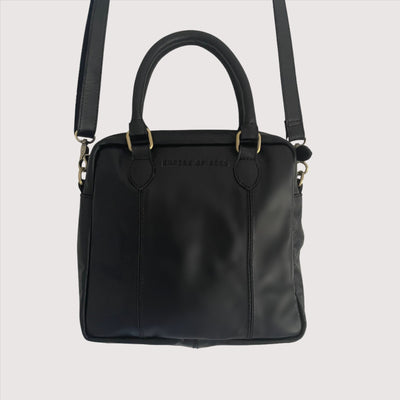 Black Leather Lilli Handbag