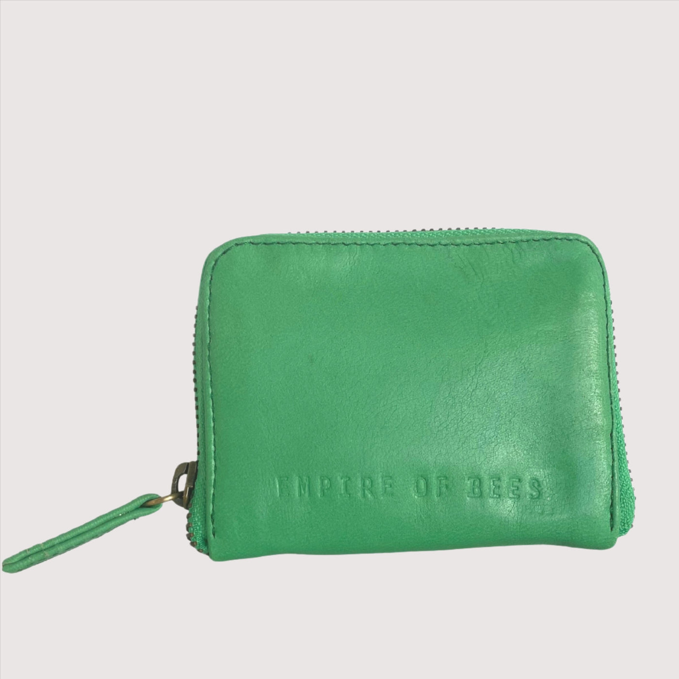 Jade Leather Claire Card Wallet