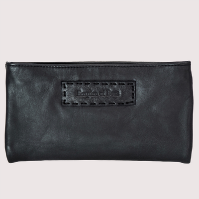 Black Leather Maggie Wallet
