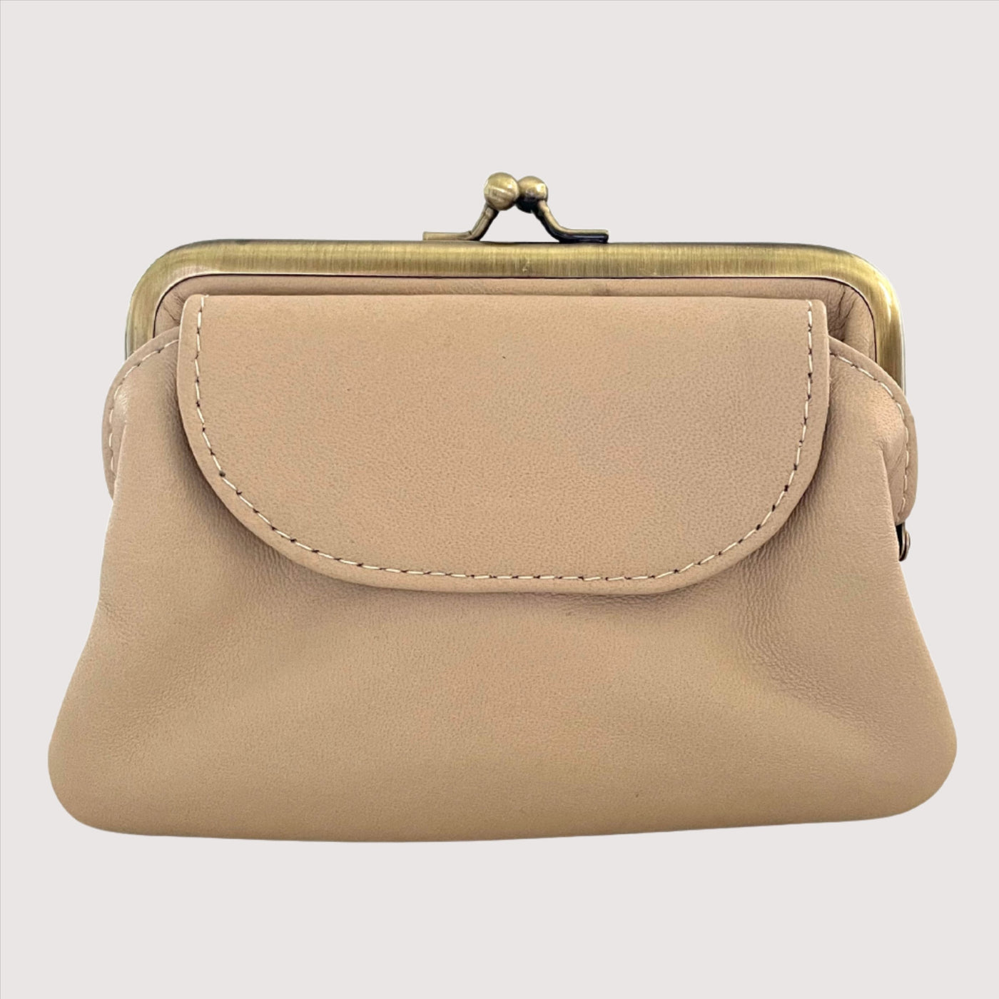 Champagne Leather Penny's Purse