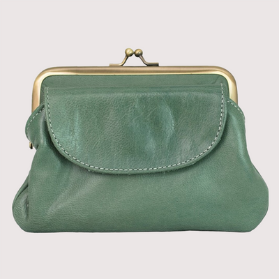 Moss Leather Penny's Purse