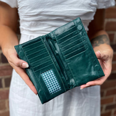 Forest Leather Maggie Wallet